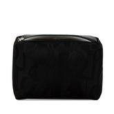 サルヴァトーレフェラガモ ポーチ ブラック ナイロン レザー レディース Salvatore Ferragamo 【中古】